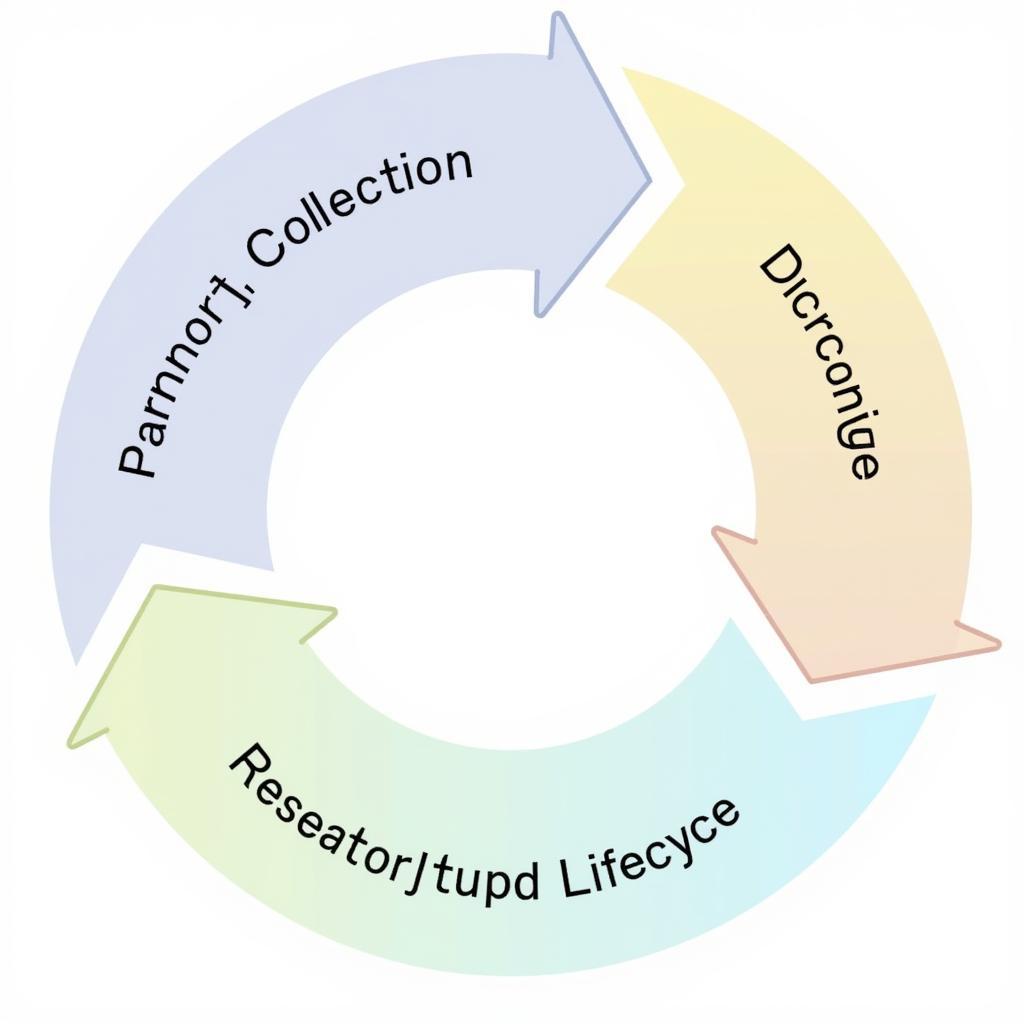 Research data lifecycle stages