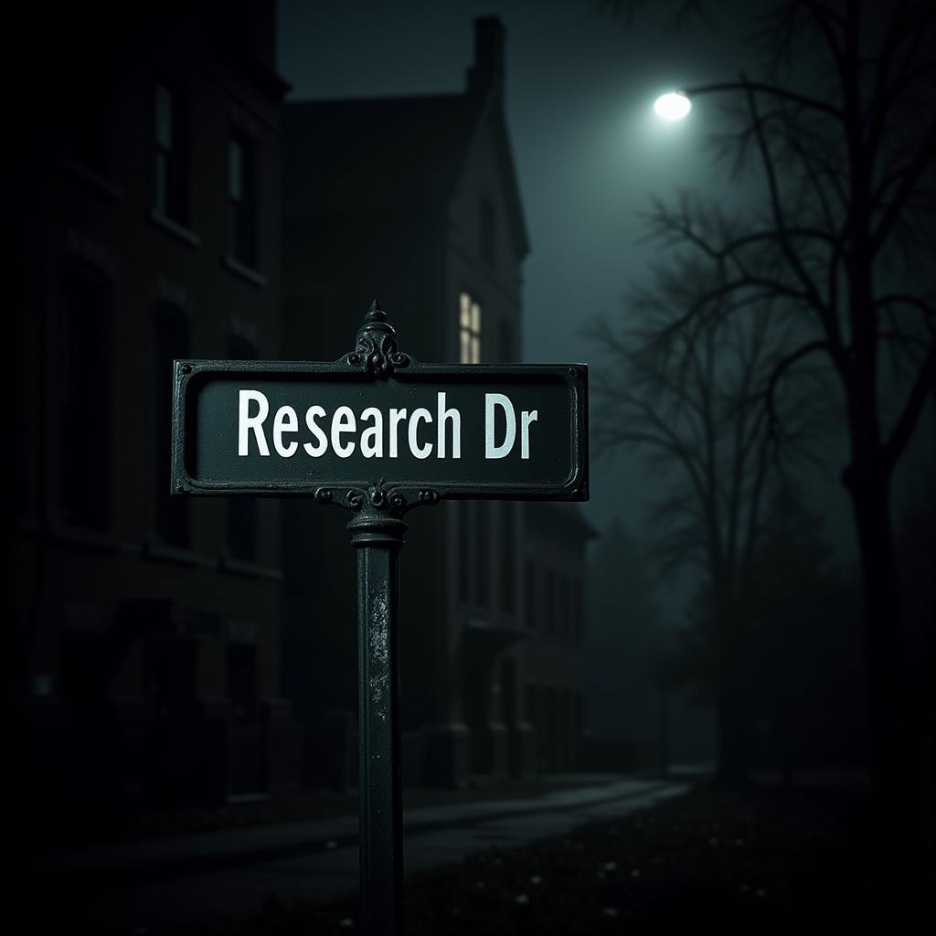 Research Dr at night