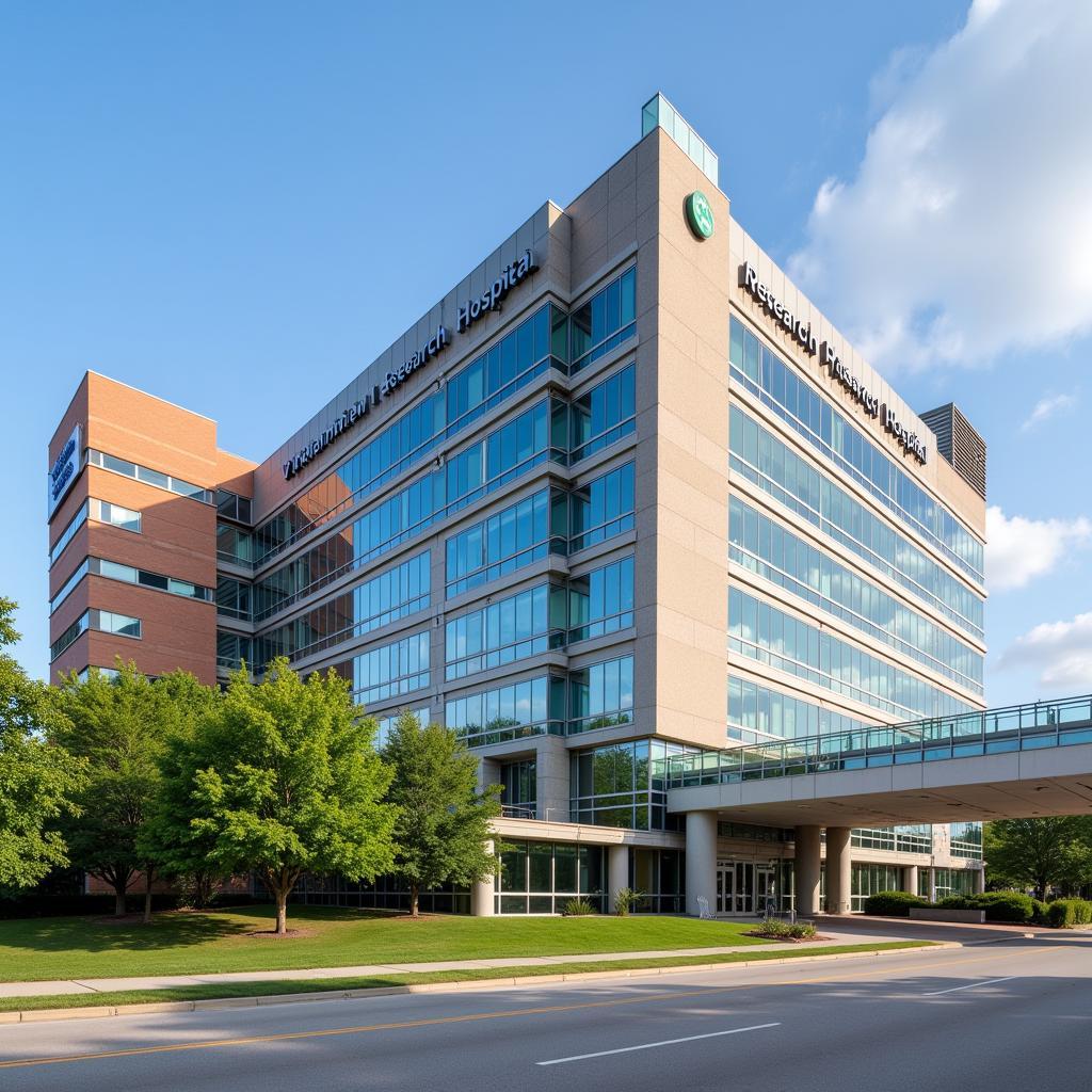 Modern Research Hospital Building in Kansas City