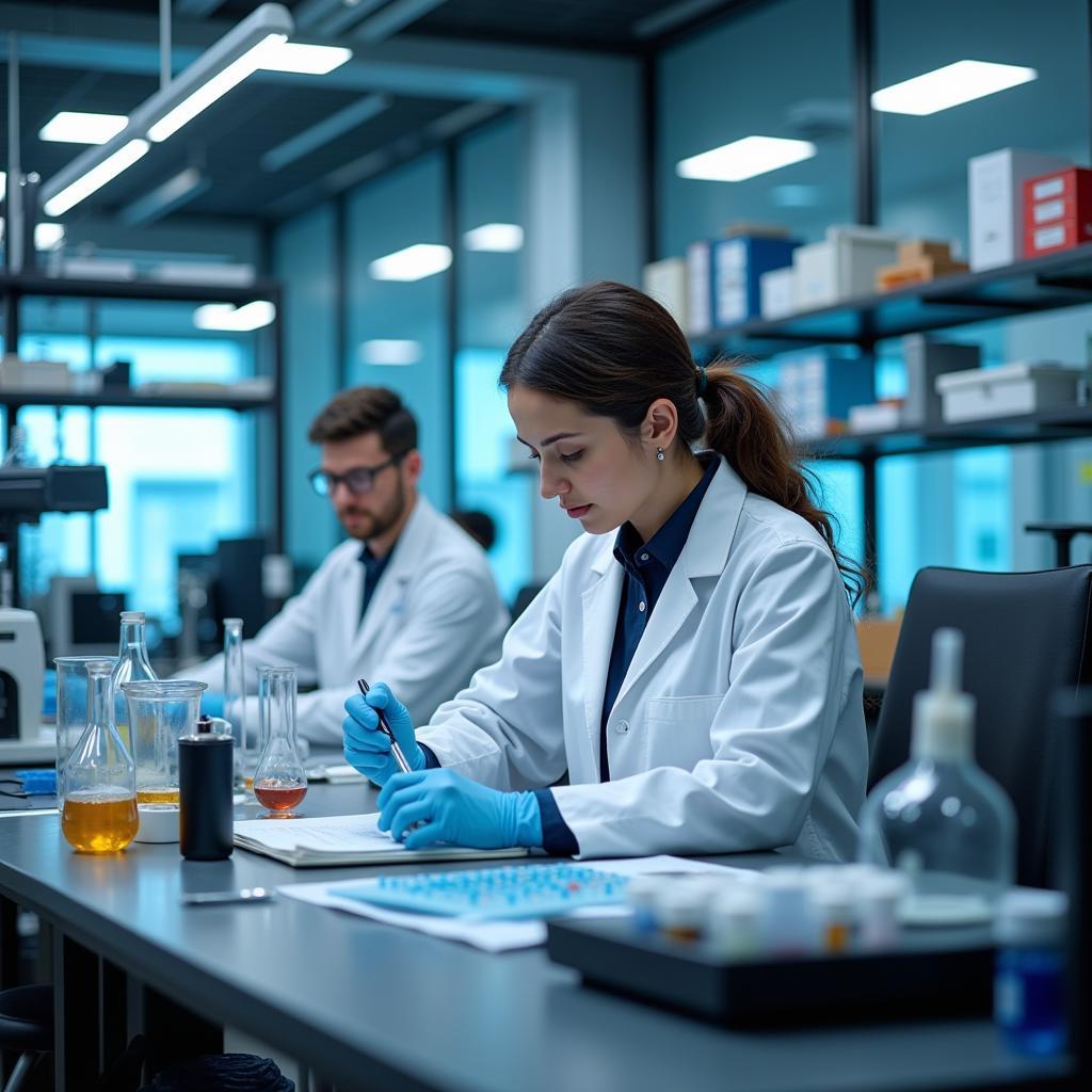 Scientist in a research lab