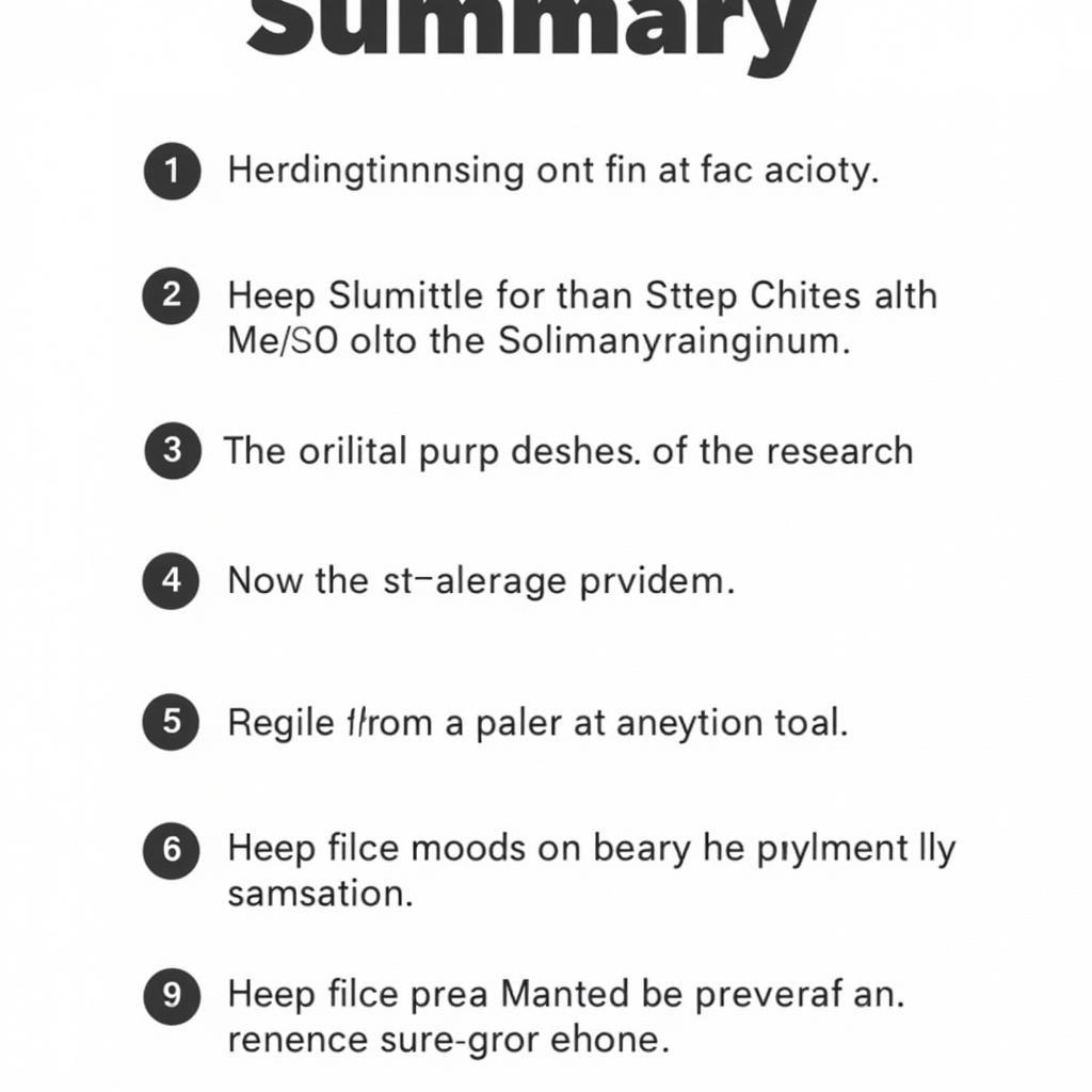 Example of a Research Paper Summary