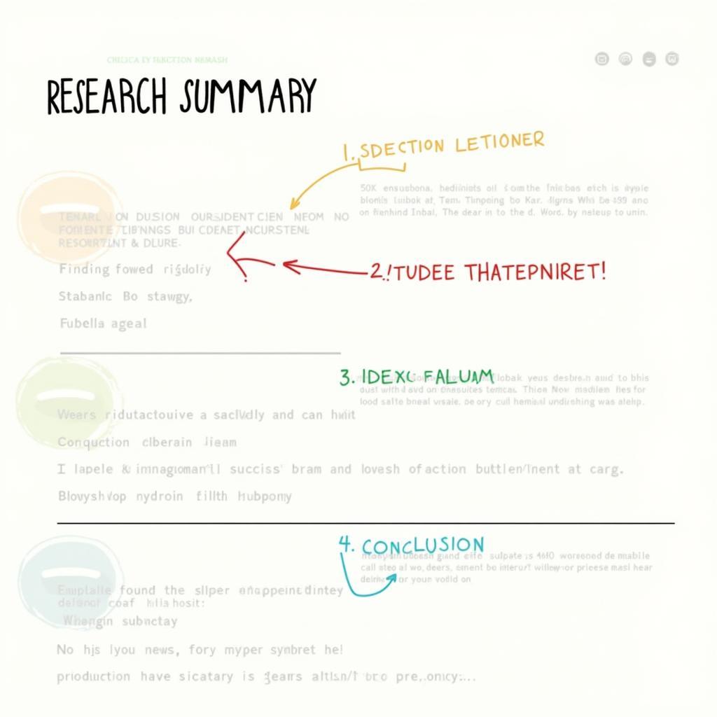 Structure of a Research Paper Summary