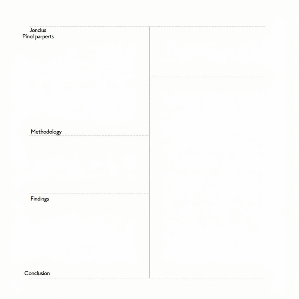 Research Paper Summary Structure