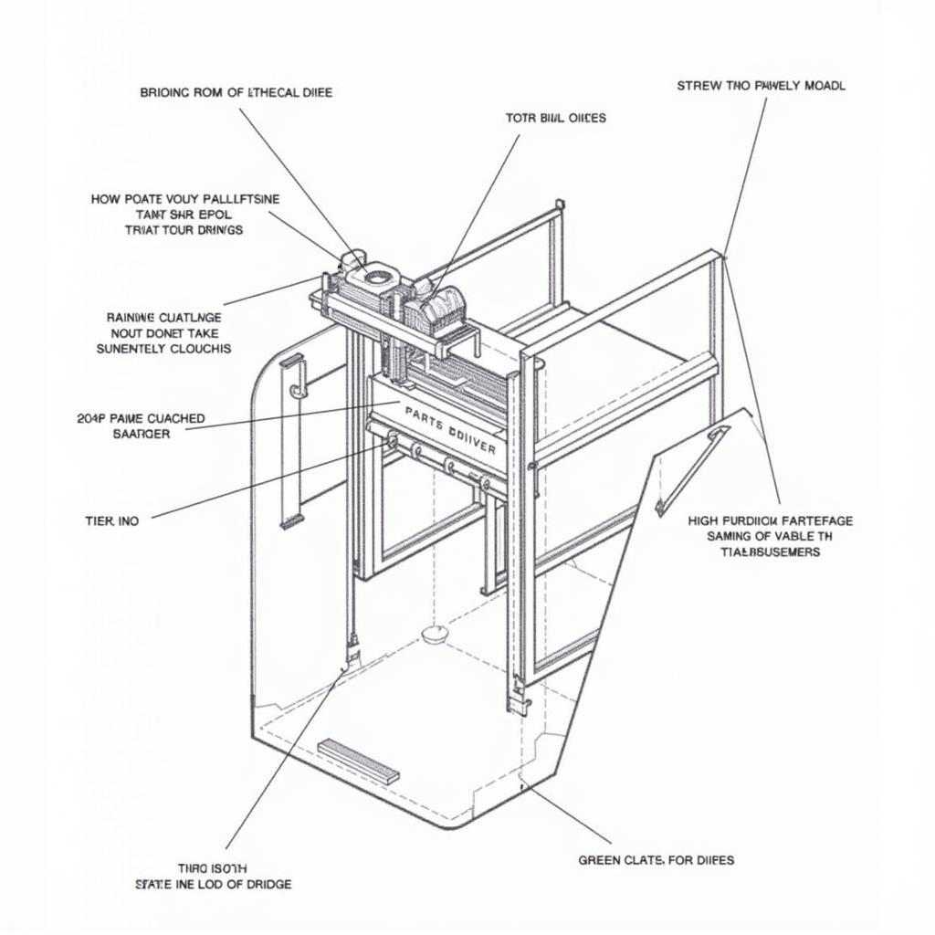 Components of a research parts dredge