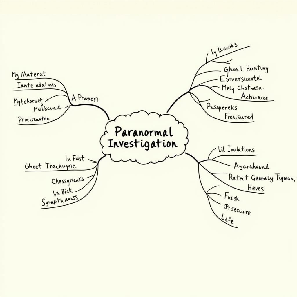 Research Project Graphic Organizer Mind Map Example