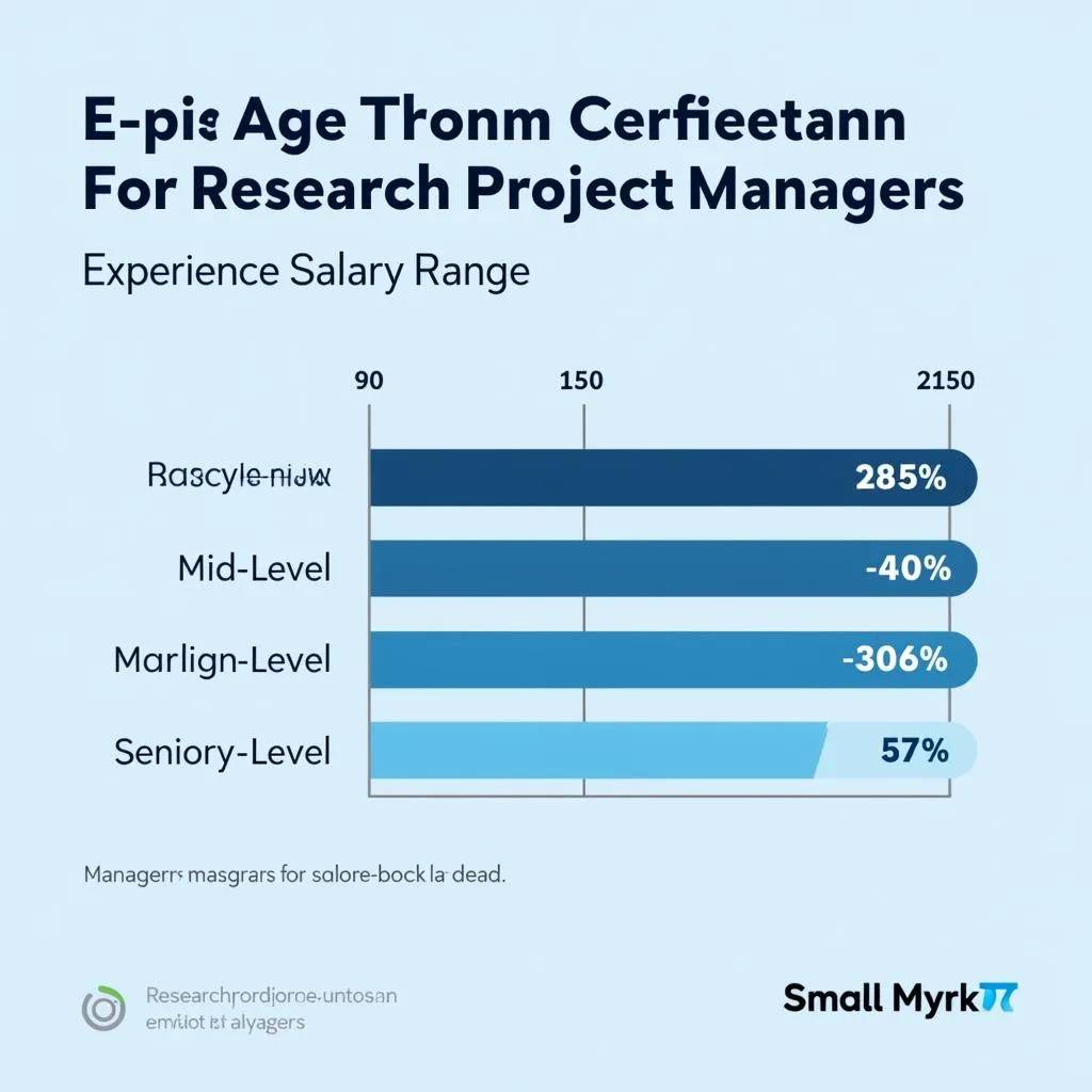 Salary range for research project managers based on experience