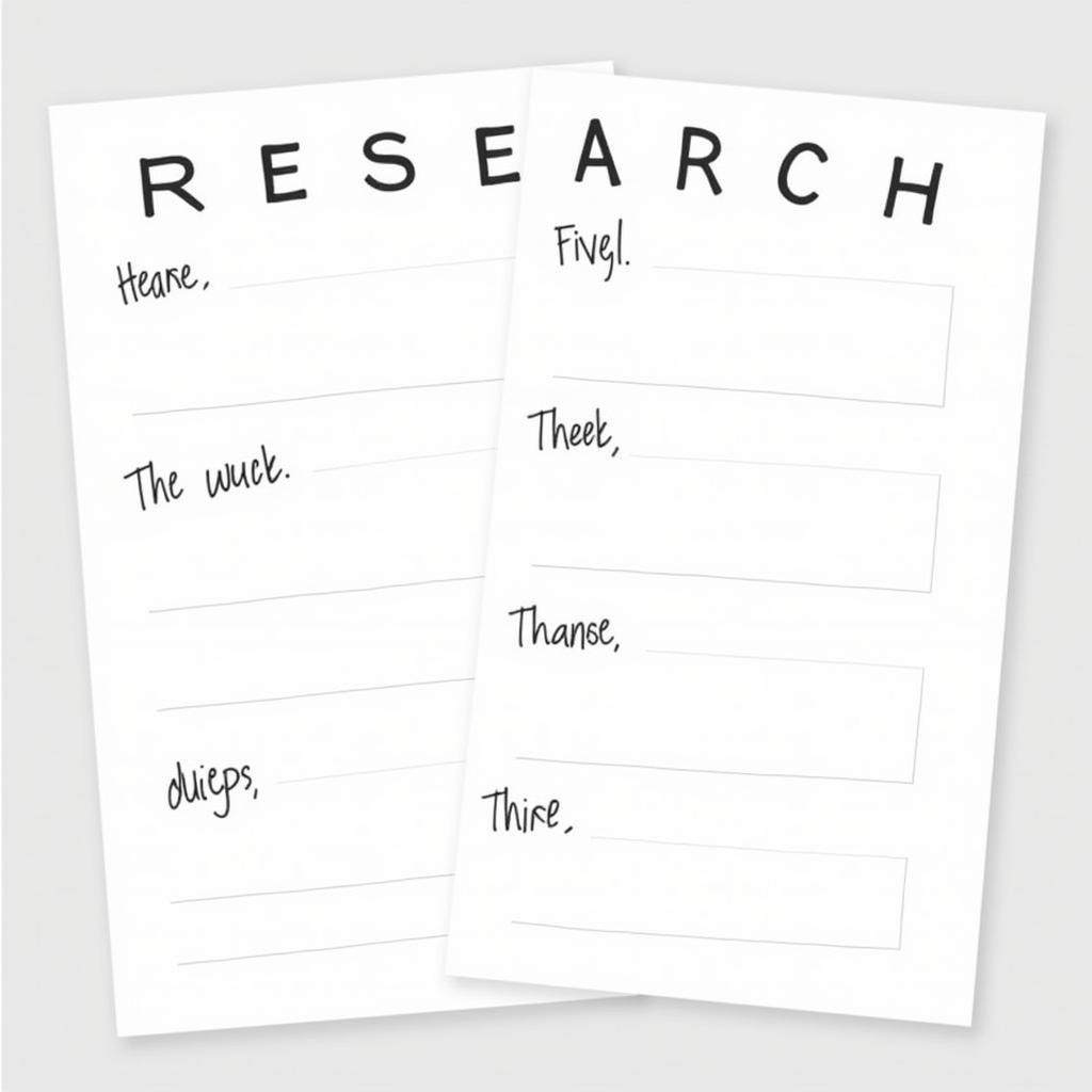 research project outline template