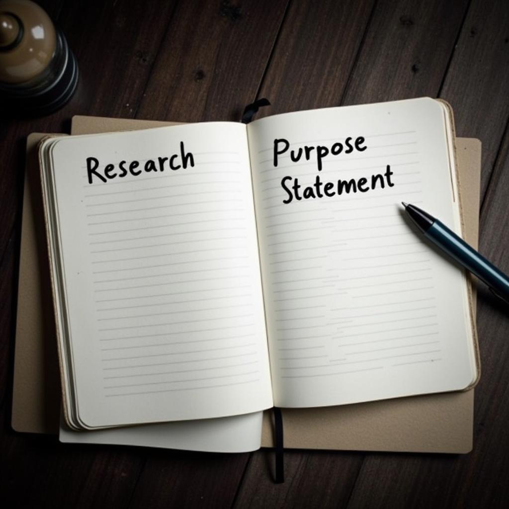 research purpose statement example