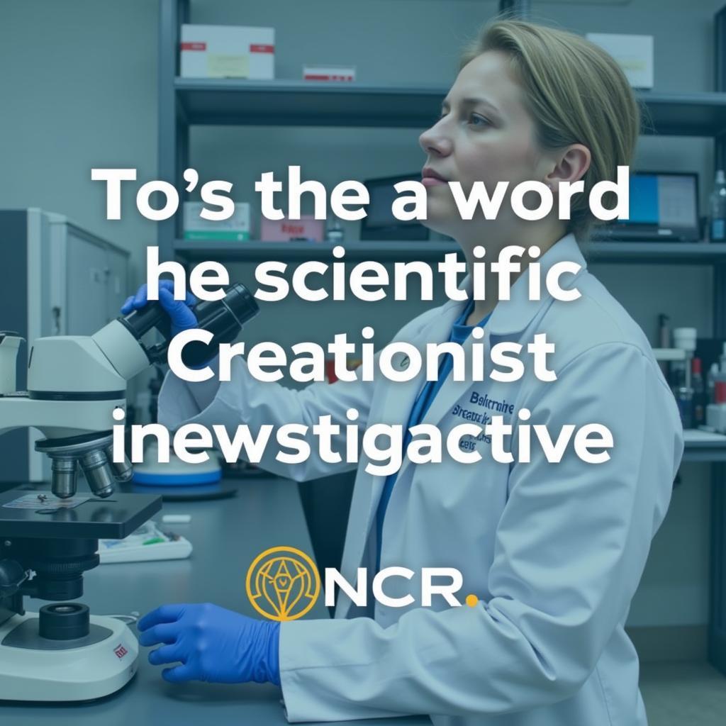 Creation Research in Action