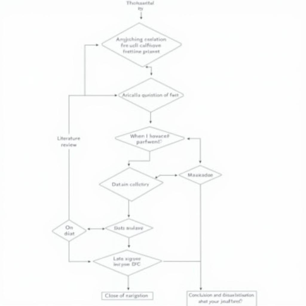 Example of a Research Study Design Flowchart