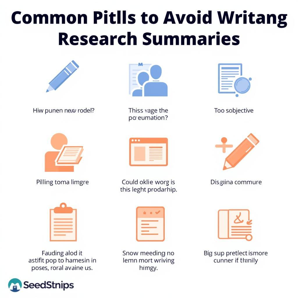 Common Mistakes in Research Summaries 