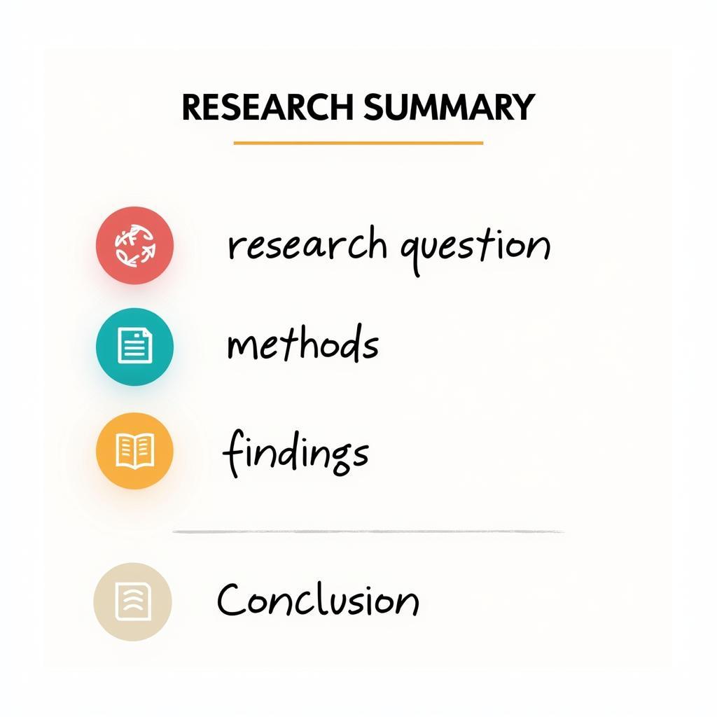 Example of Research Summary Structure