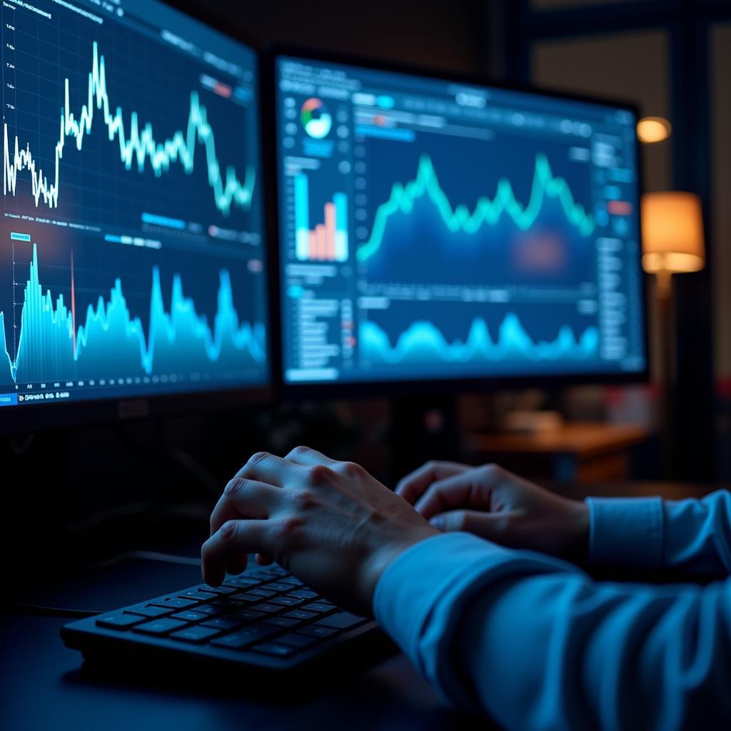  A researcher analyzes data collected during a CCT research session