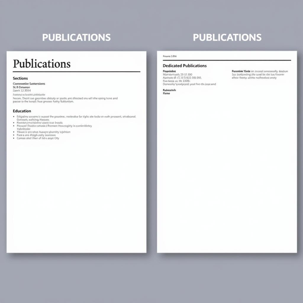 Optimal Placement of Research Publication Section on Resume