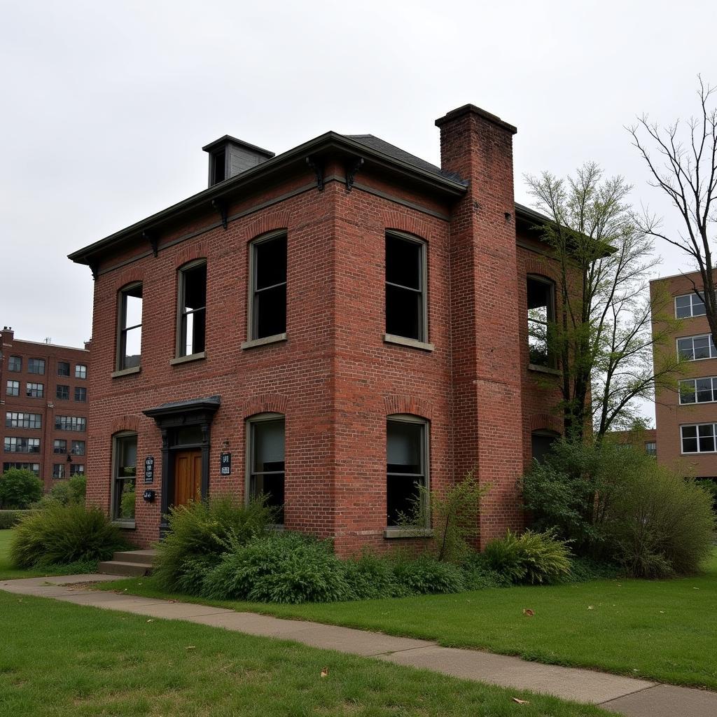 Old brick building at Riverfront Research Park rumored to be haunted