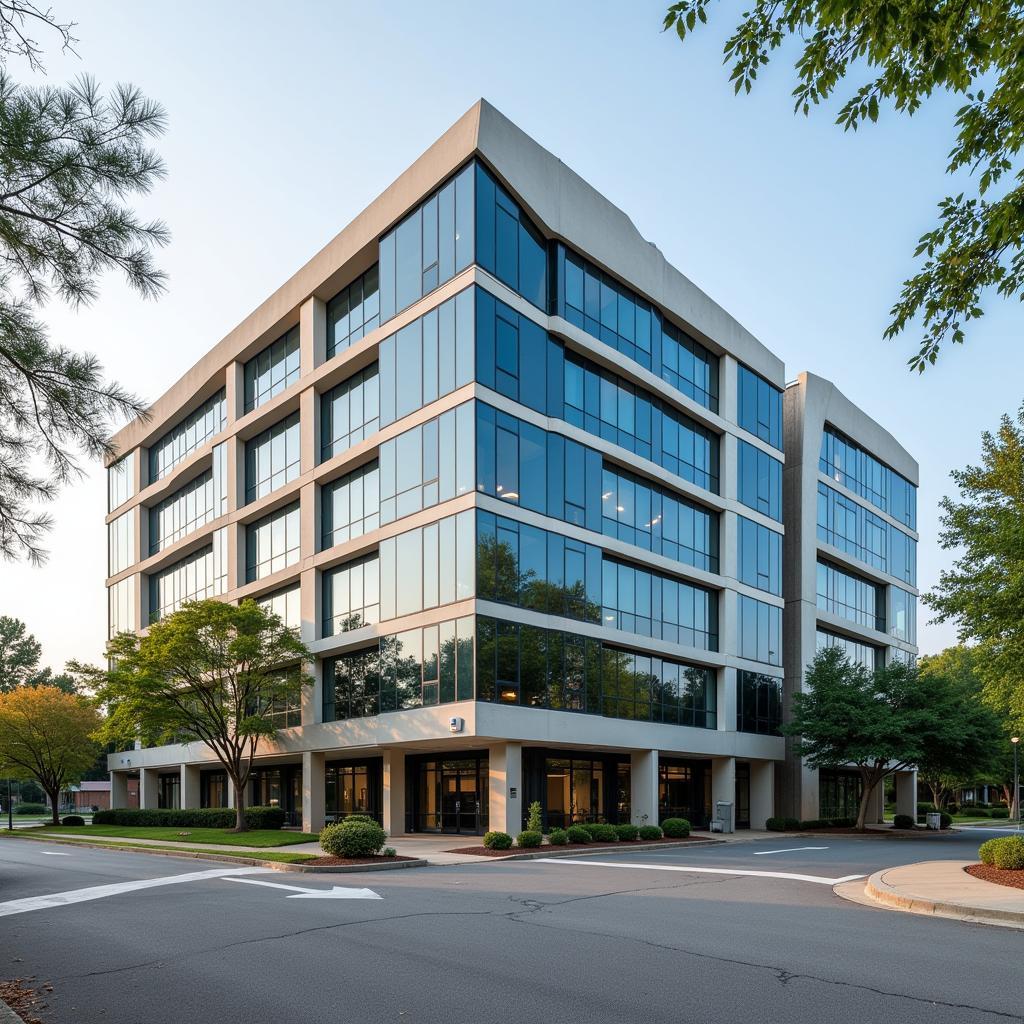 Modern office building in Rockville, Maryland