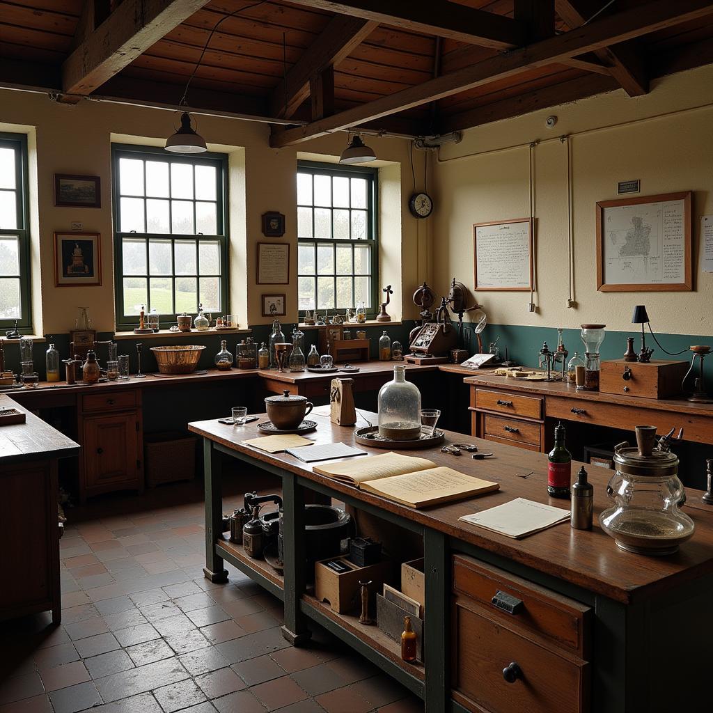 Vintage Laboratory at Rothamsted Research Station