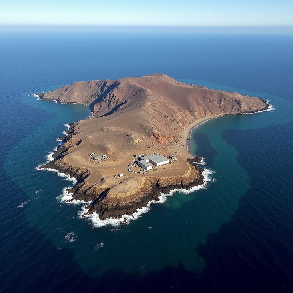 Aerial View of Santa Rosa Island Research Station