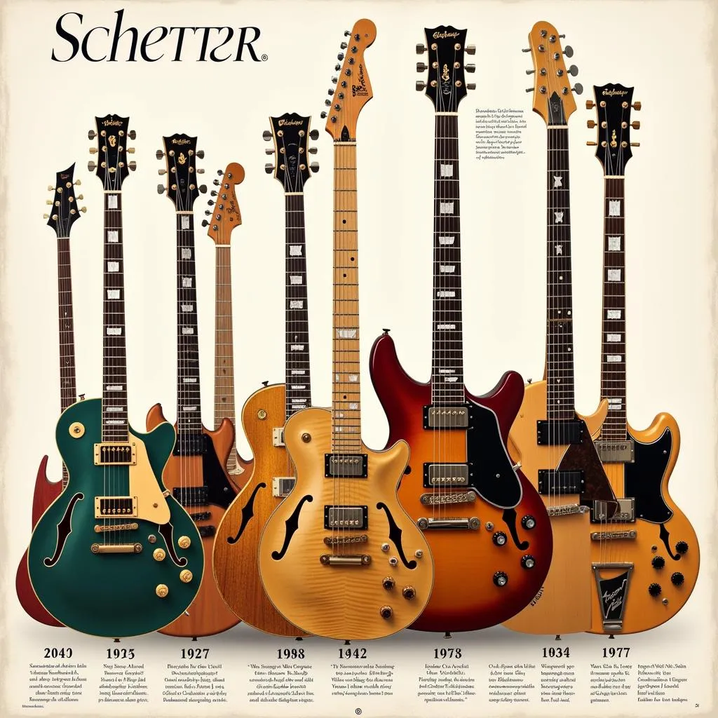 Schecter Guitar Research History