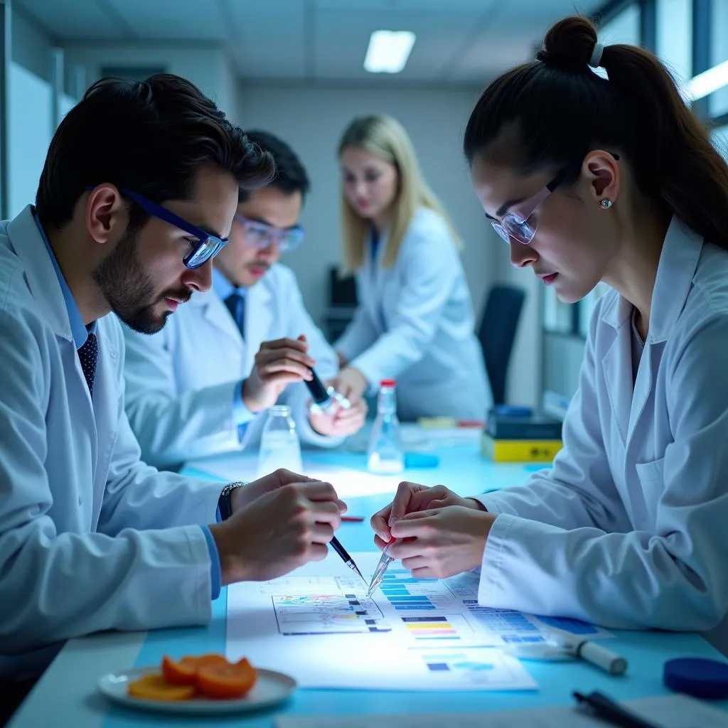 Scientists Conducting Clinical Trials in a Lab