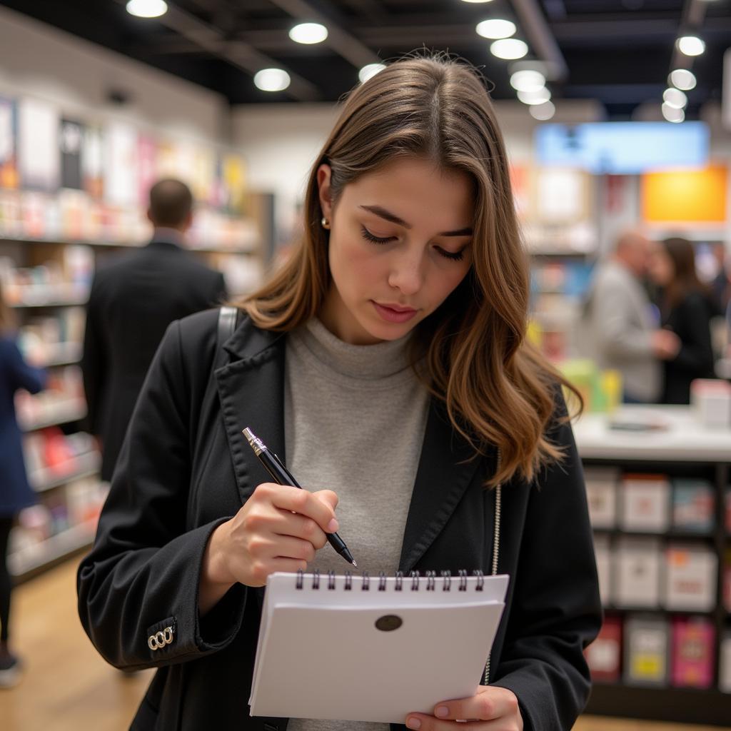 Secret Shopper Evaluating Retail Store