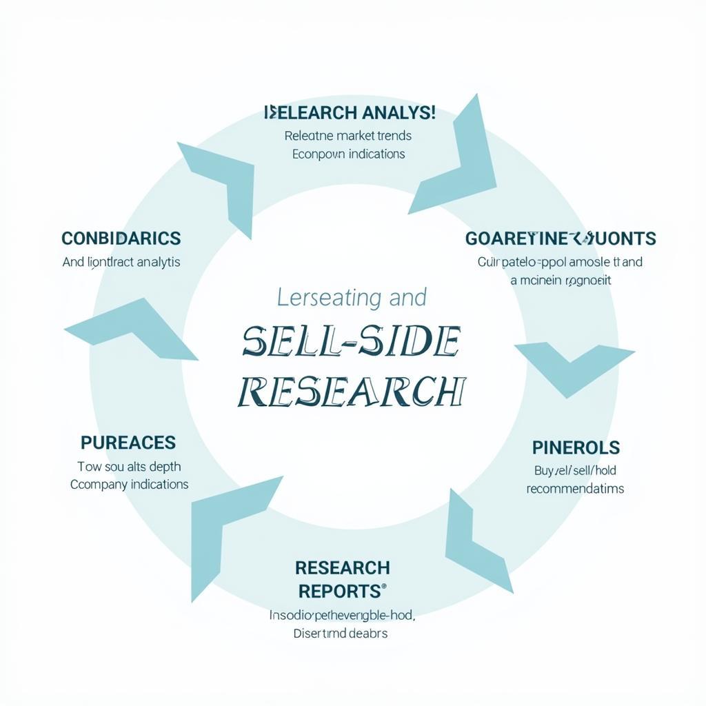 Sell-side research process illustration