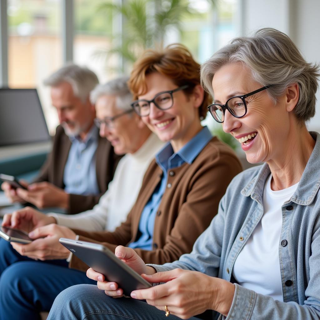 Senior Adults Embracing Technology