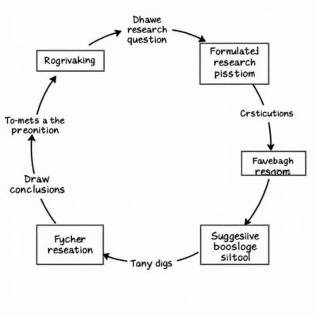 Social Research Process Diagram