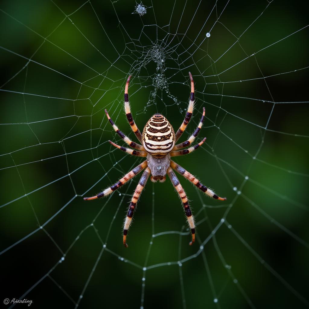 Orb Weaver Spider Web