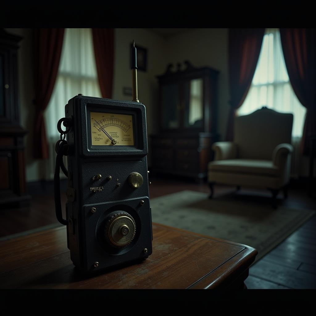 A spirit box used for ITC in a paranormal investigation