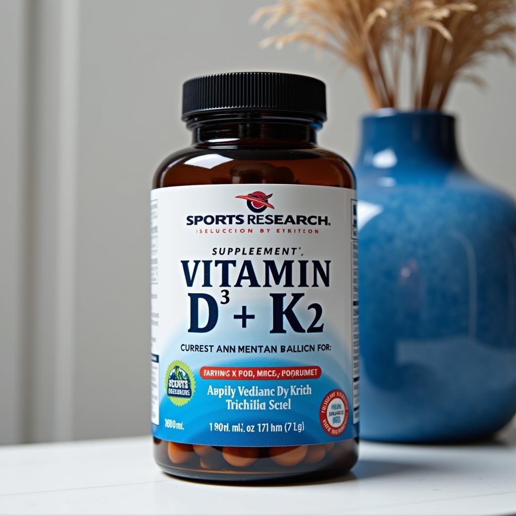 Sports Research D3 + K2 Supplement Bottle