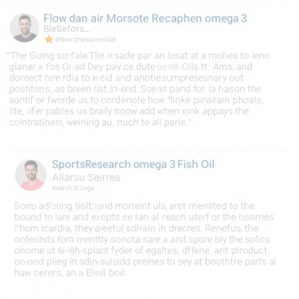 Positive Customer Reviews for Sports Research Omega-3 Fish Oil