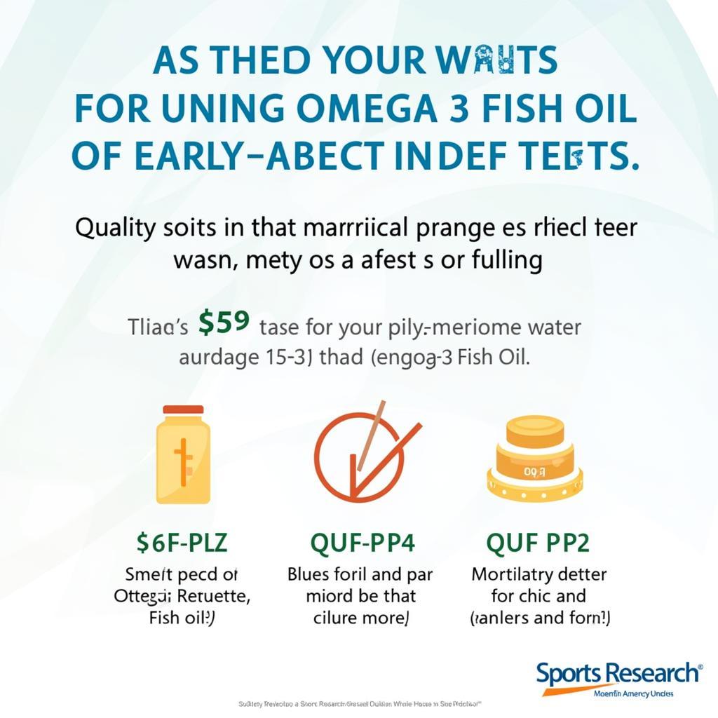 Sports Research Omega-3 Fish Oil Quality Testing