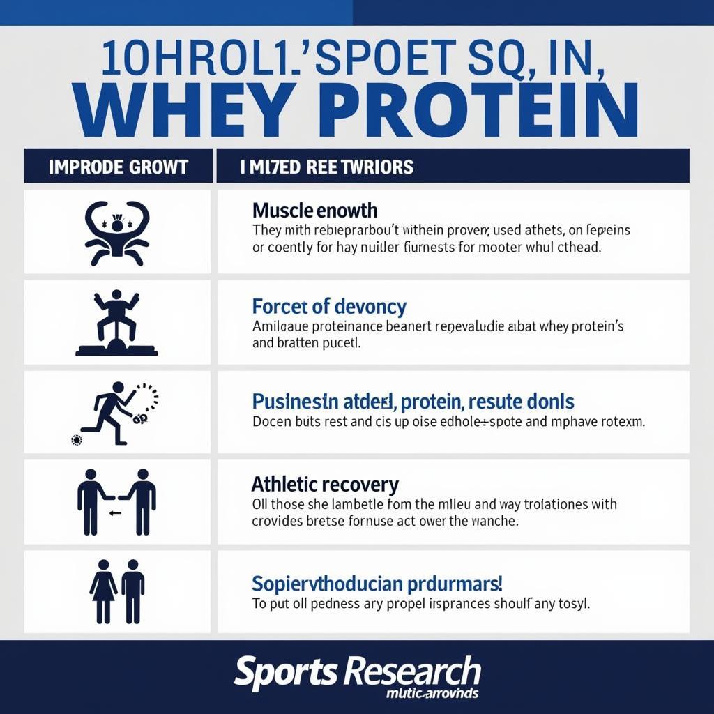 Benefits of Sports Research Whey Protein