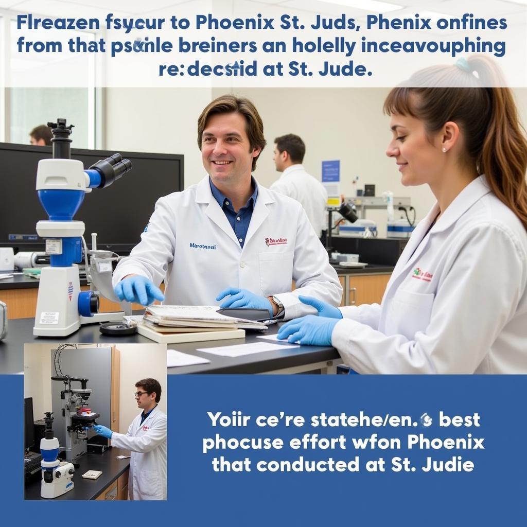 St. Jude Research Lab Supported by Phoenix Fundraising