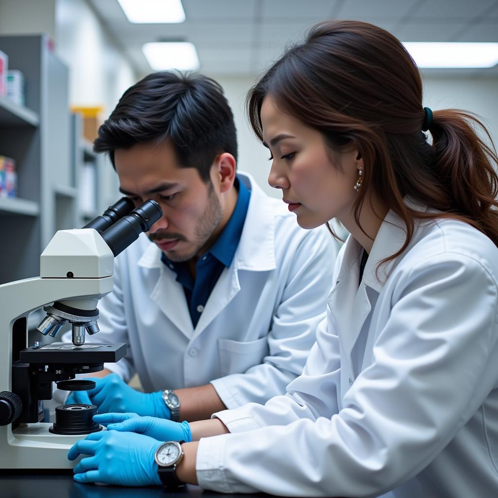 St. Jude Research Laboratory - Scientists collaborating