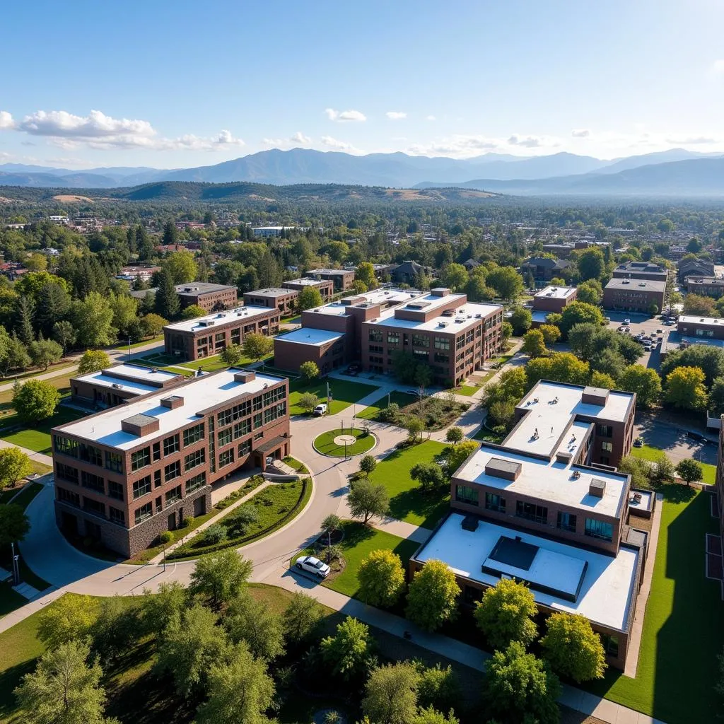 Stanford Research Park during the day