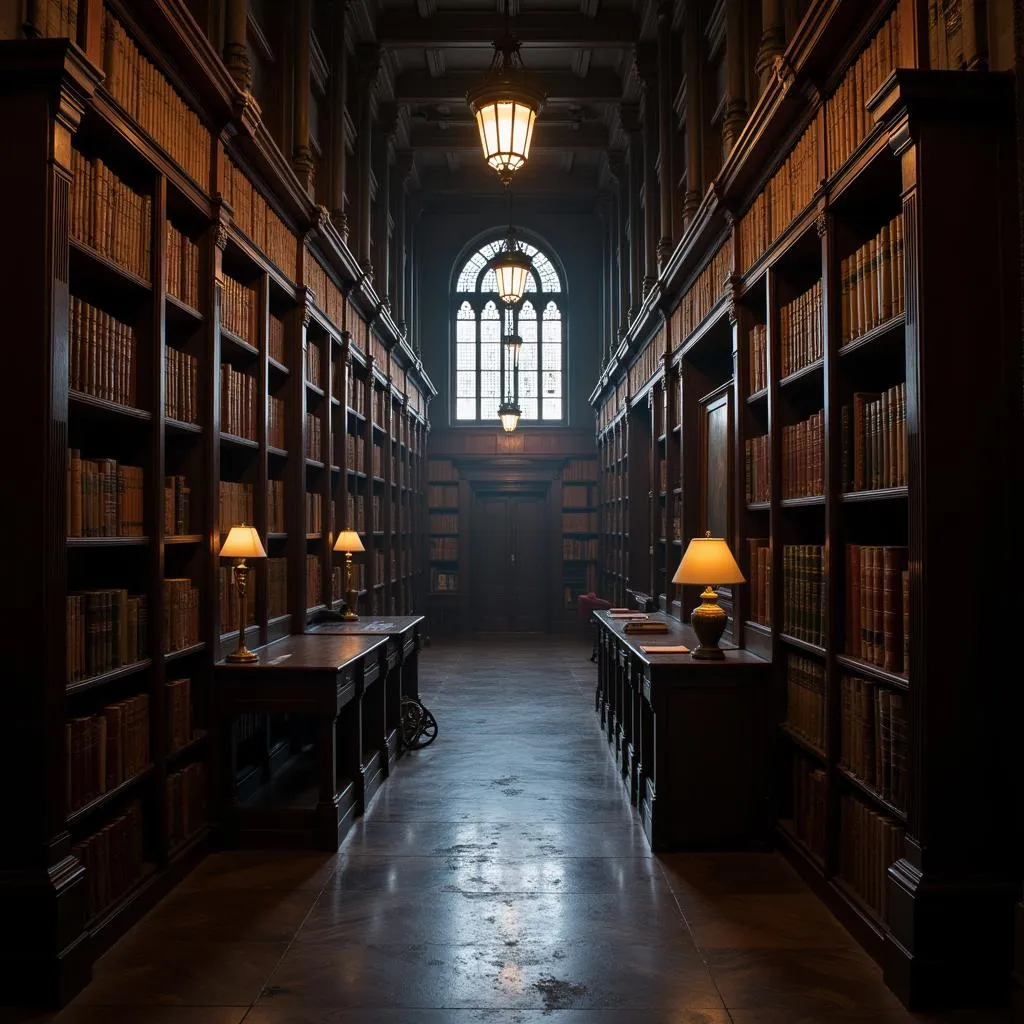 Ghostly Sights in the Sterling Memorial Library