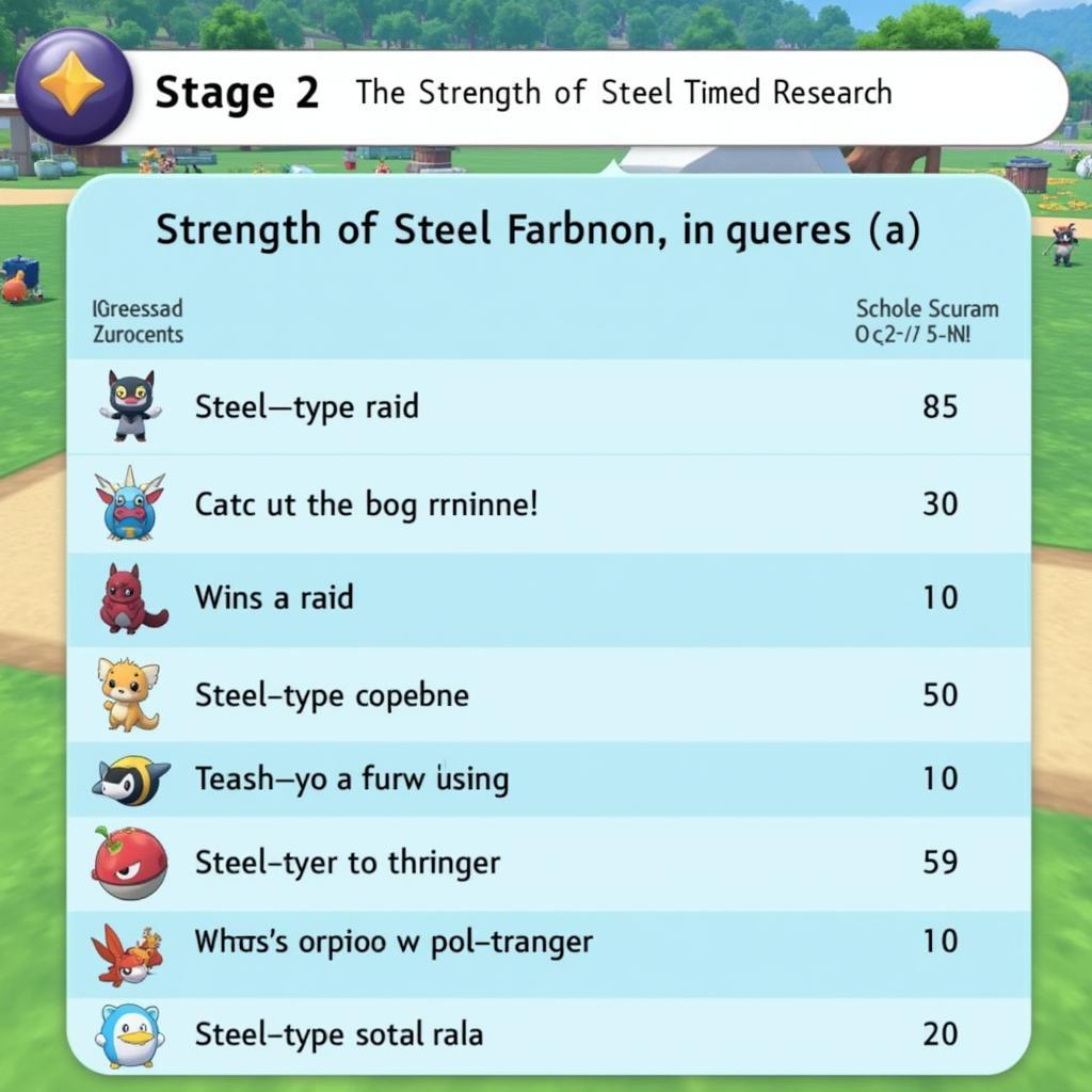 Pokémon Go Strength of Steel Stage 2 Tasks