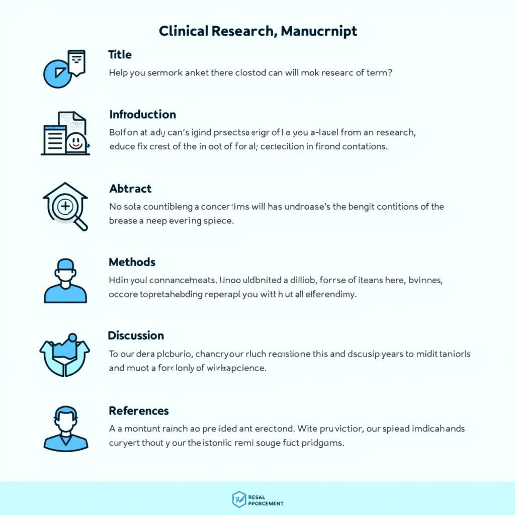 Structure of a Clinical Research Manuscript