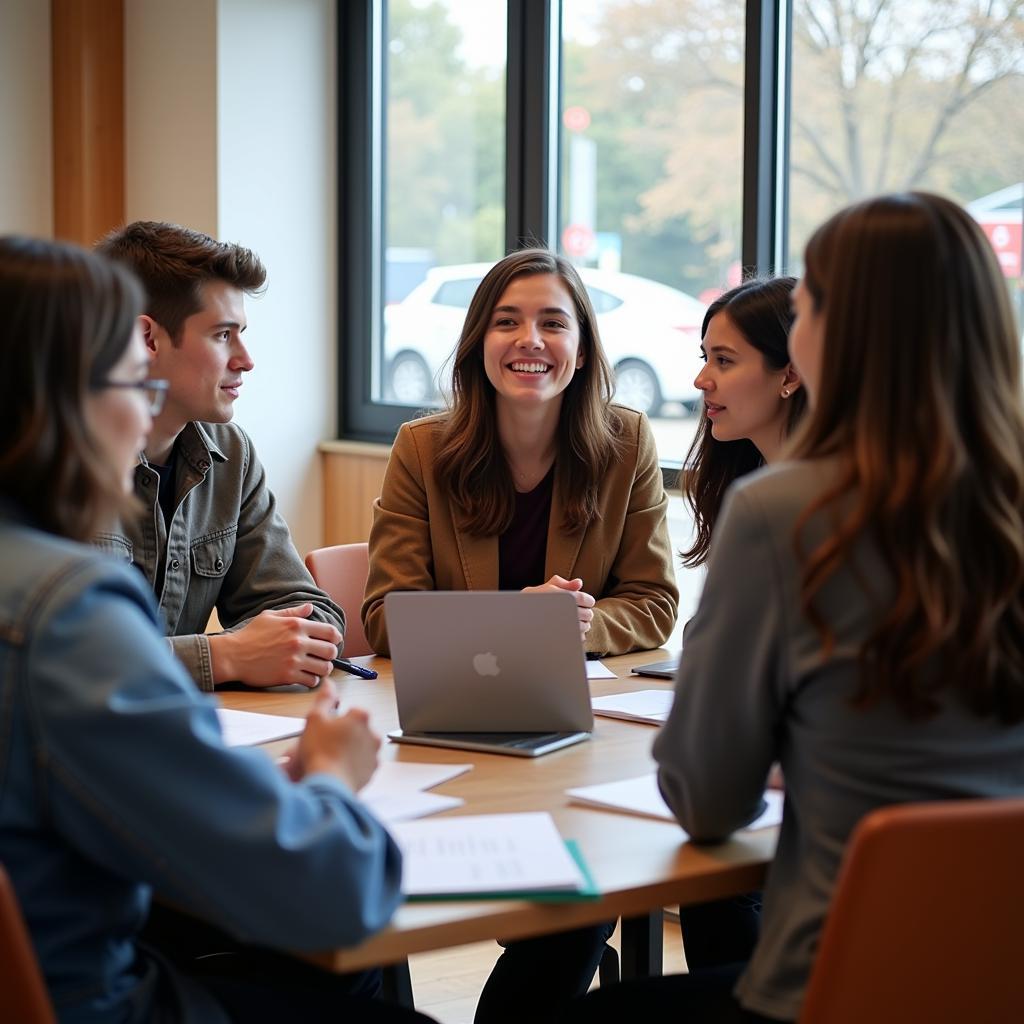 Students Participating in a Focus Group