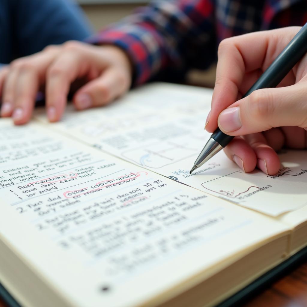 a student formulating their hypothesis