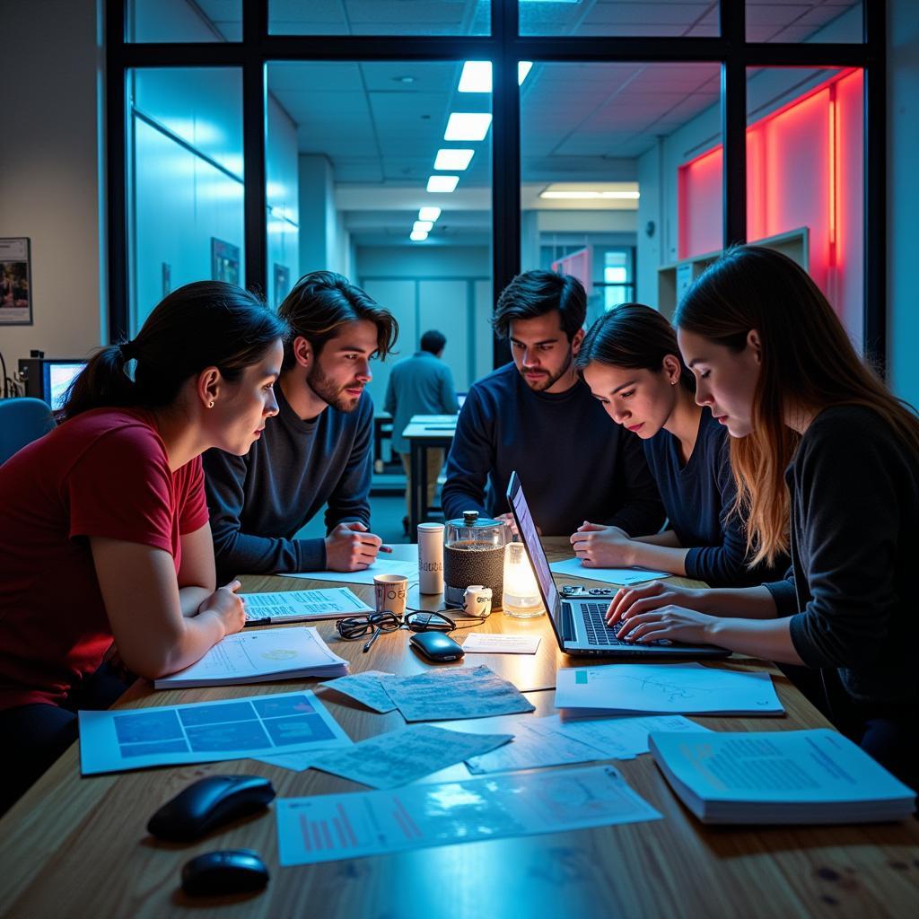 Students Collaborating on Paranormal Research at UMD