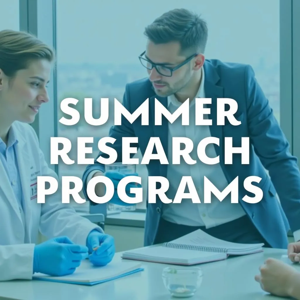 Summer Research Programs for Medical Students