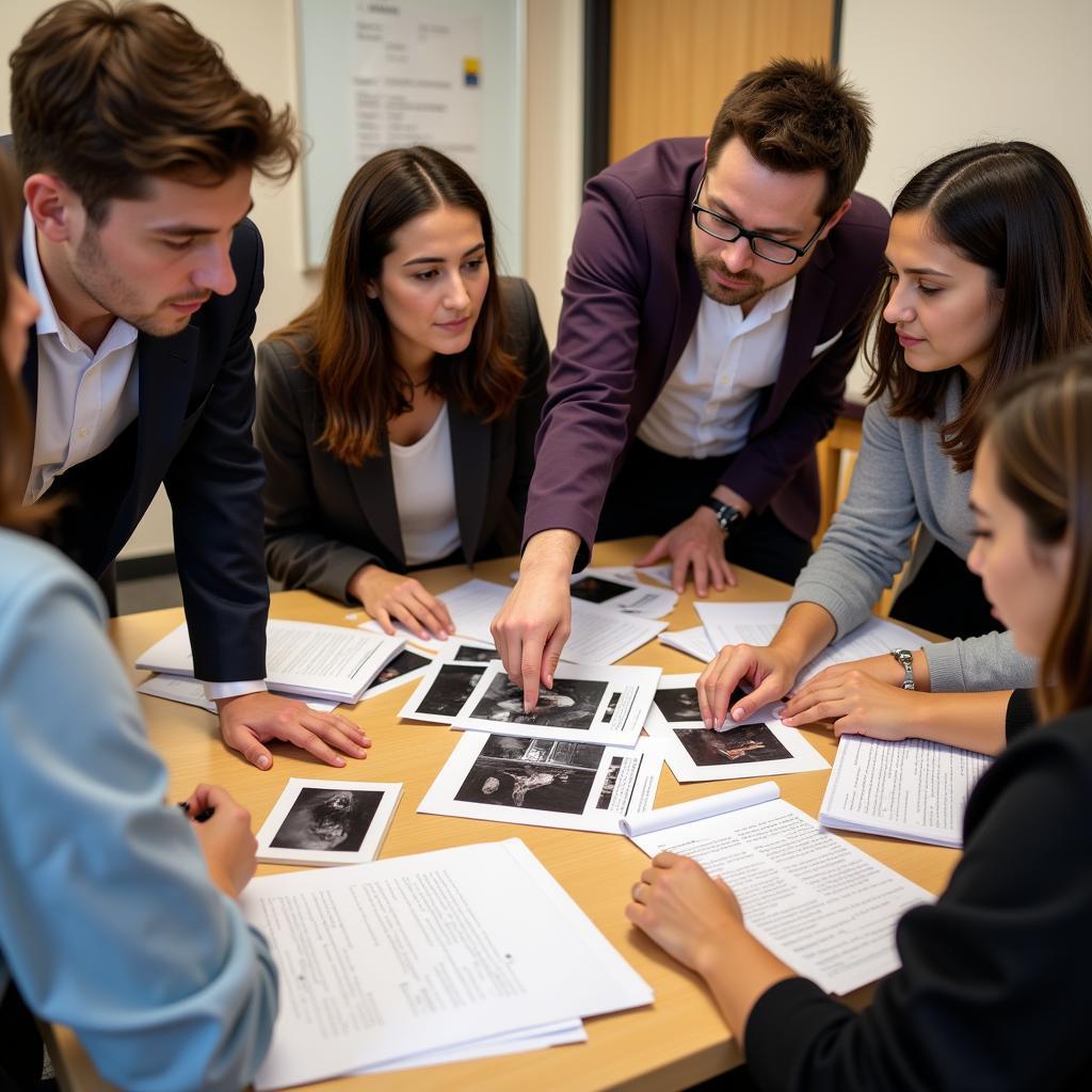 Surplus Research Team Discussing Findings