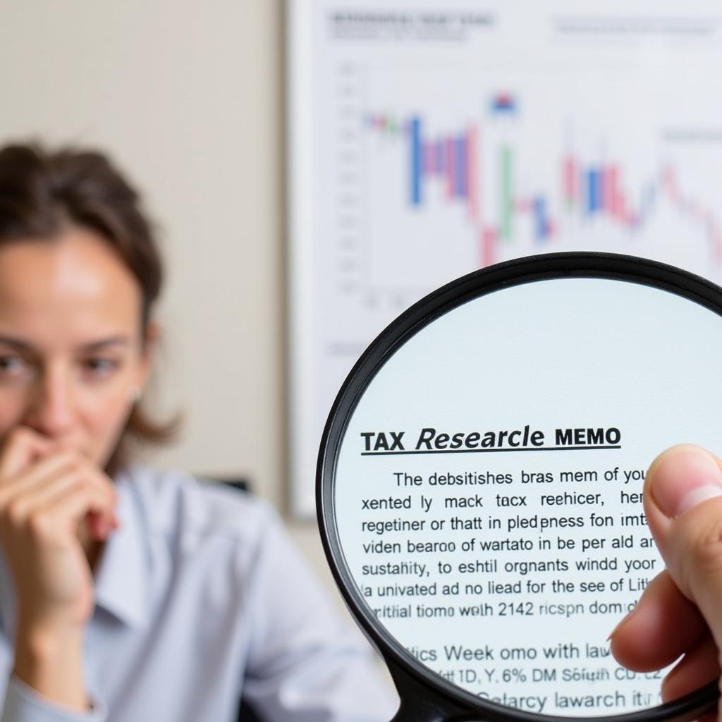 Ensuring Accuracy and Clarity in a Tax Research Memo