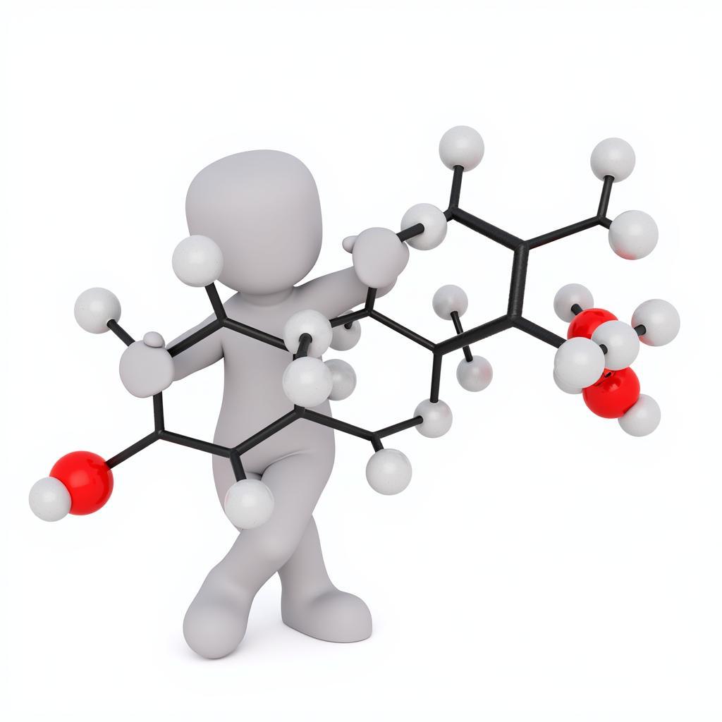 Testosterone Molecule