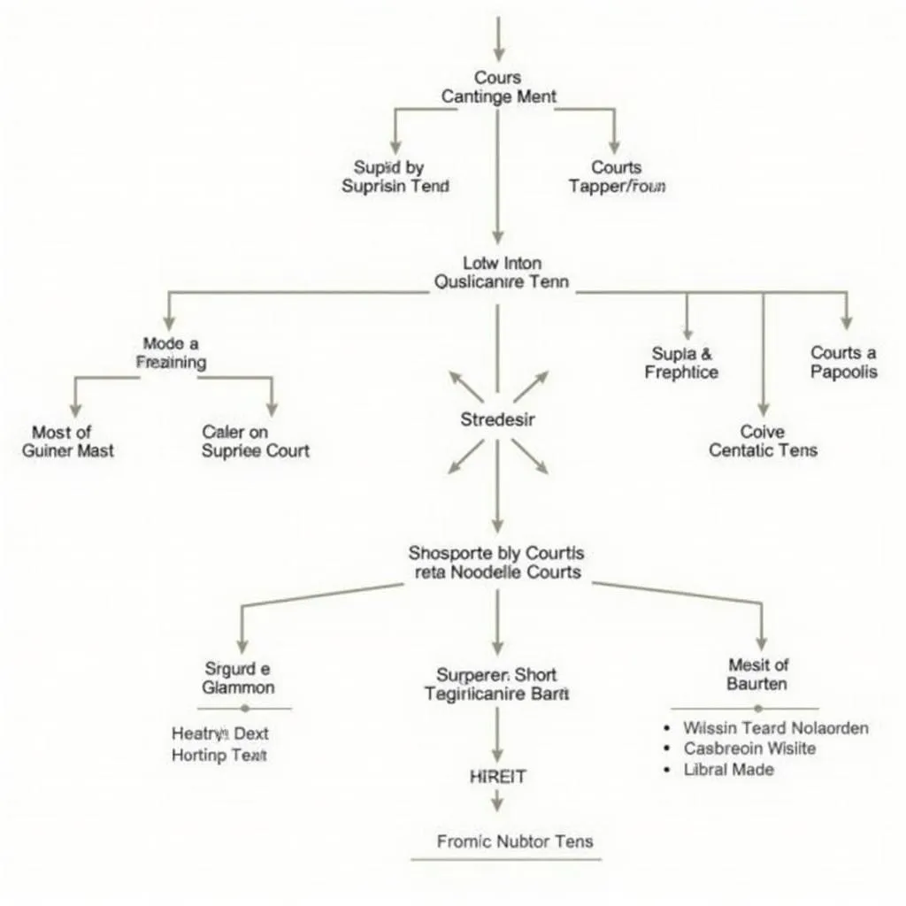 Texas court system structure diagram