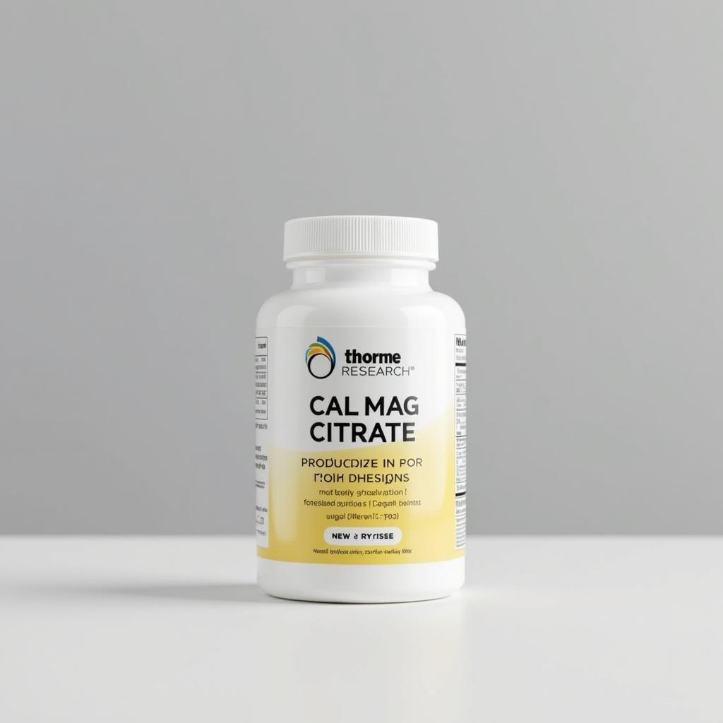 Thorne Research Cal Mag Citrate supplement bottle