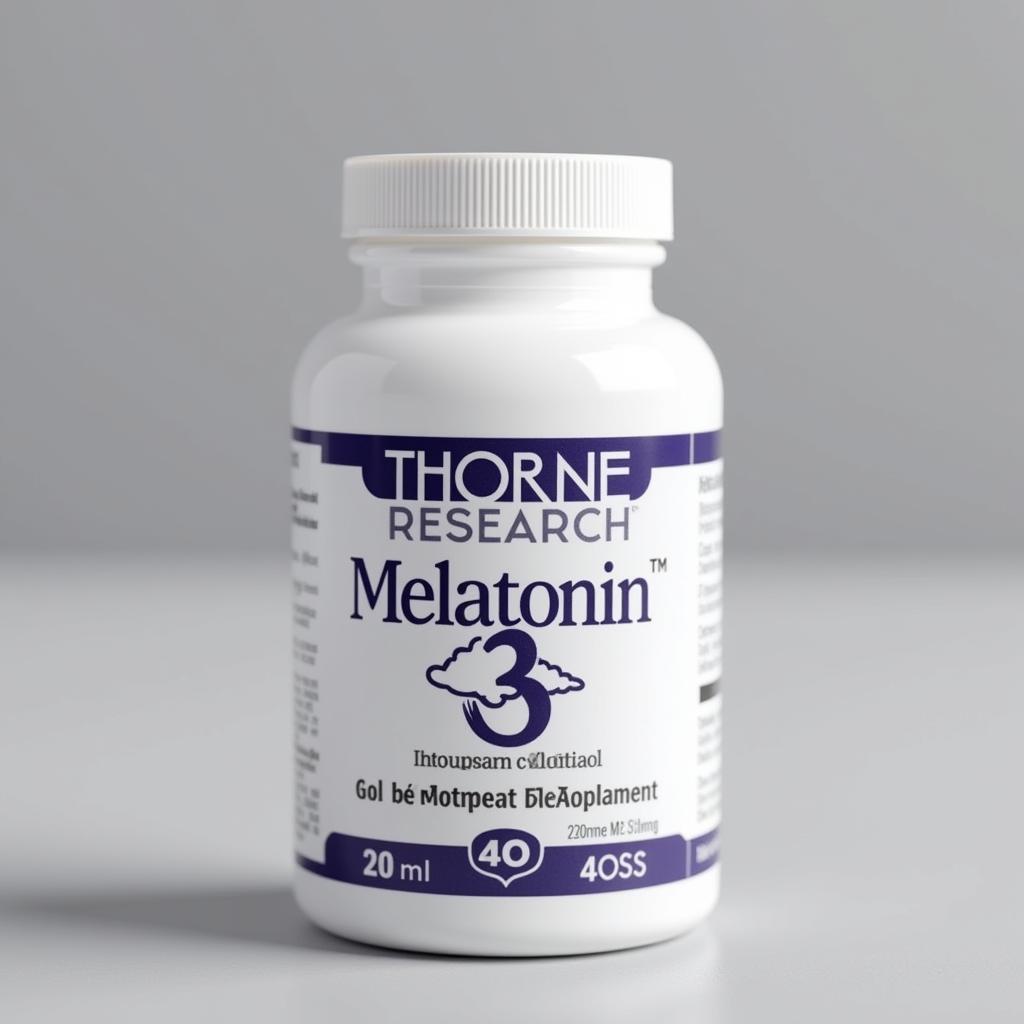 Thorne Research Melatonin 3 bottle